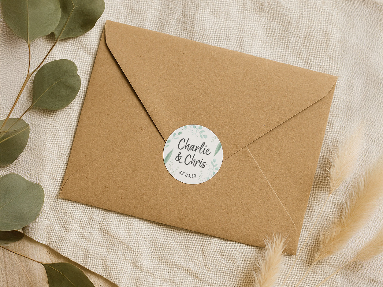 Personalised Wedding Stickers