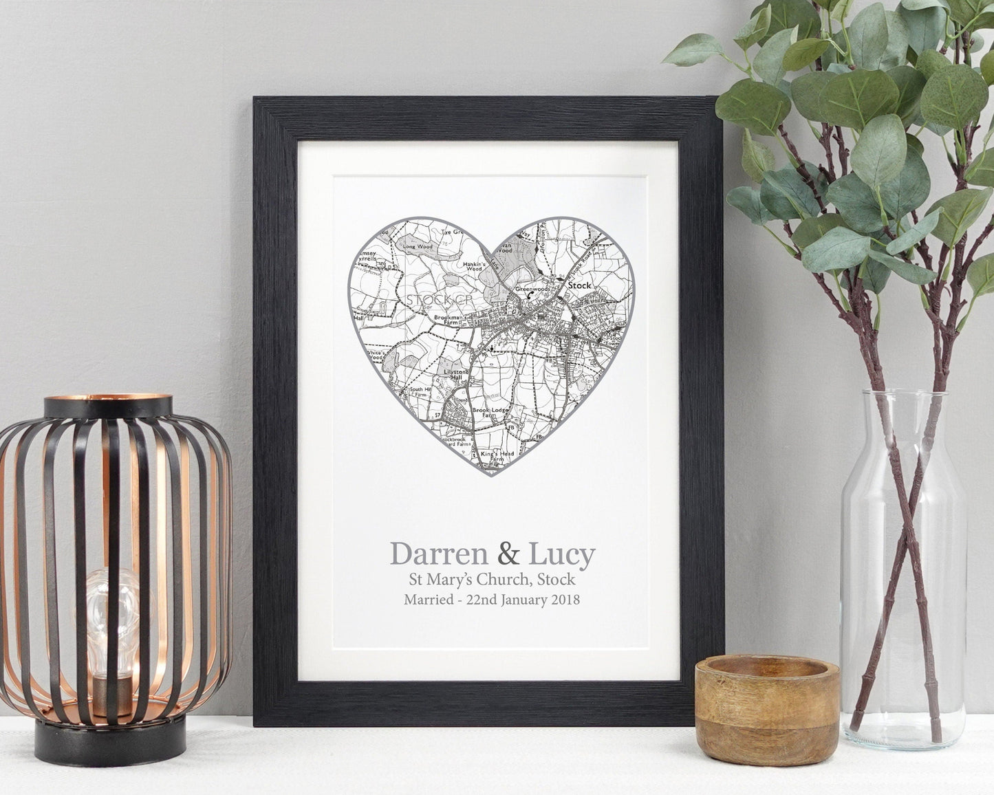 Personalised Map Print