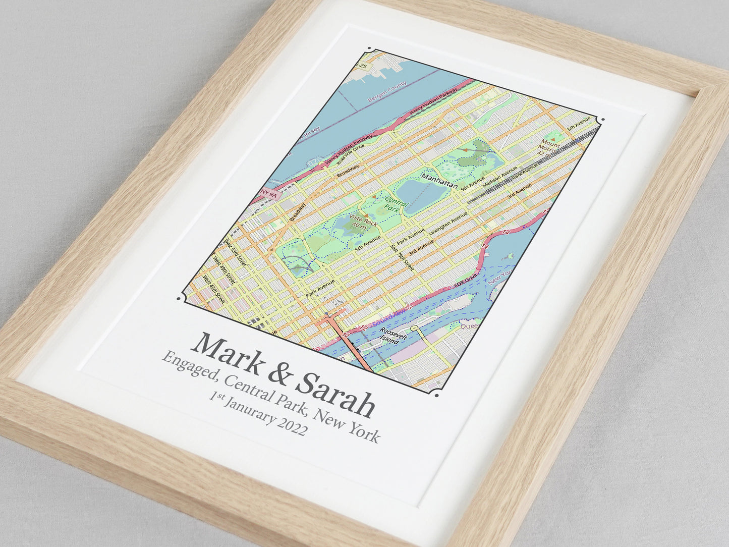 Special Place Map Print