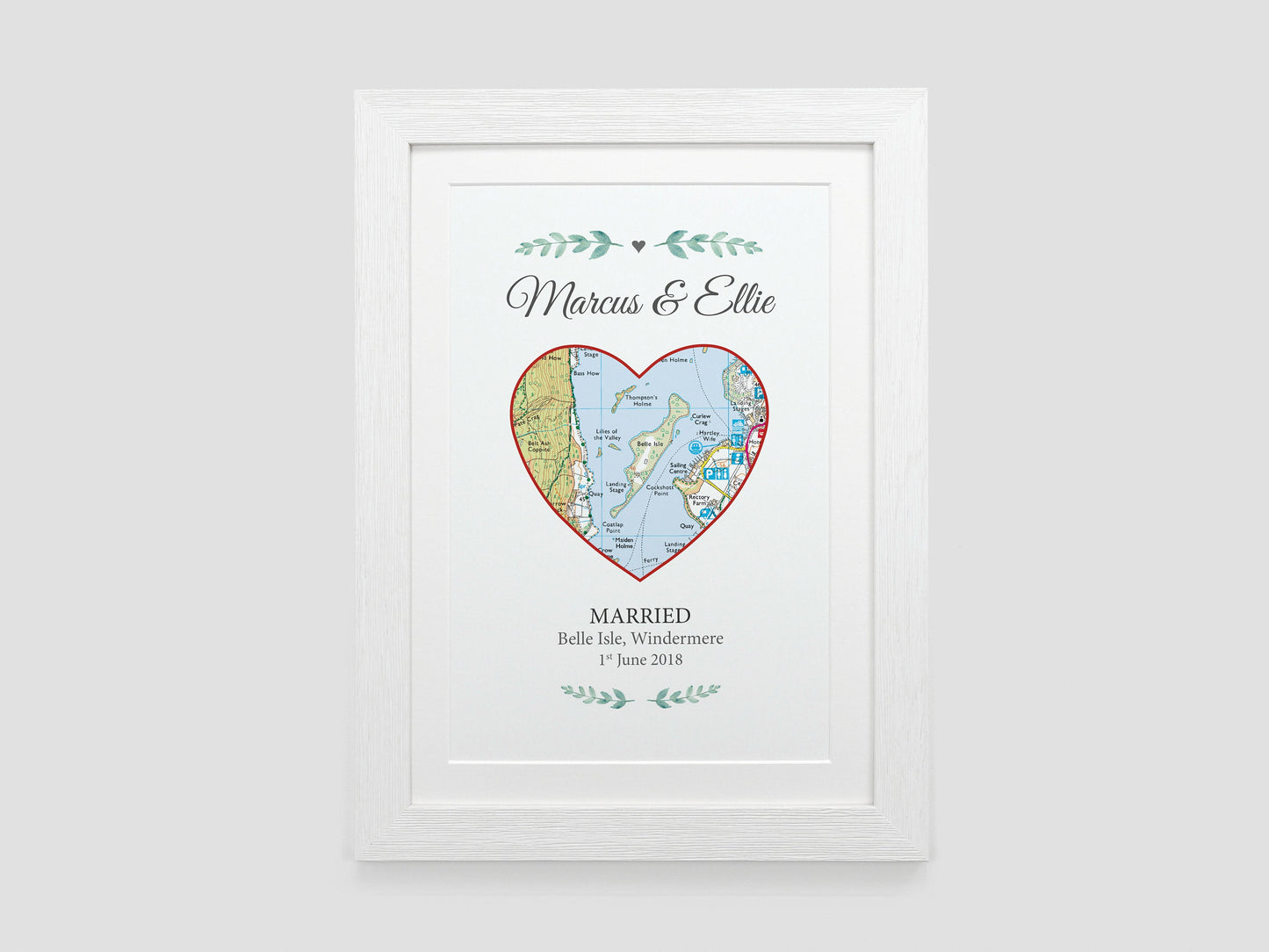 Special Location Map Gift