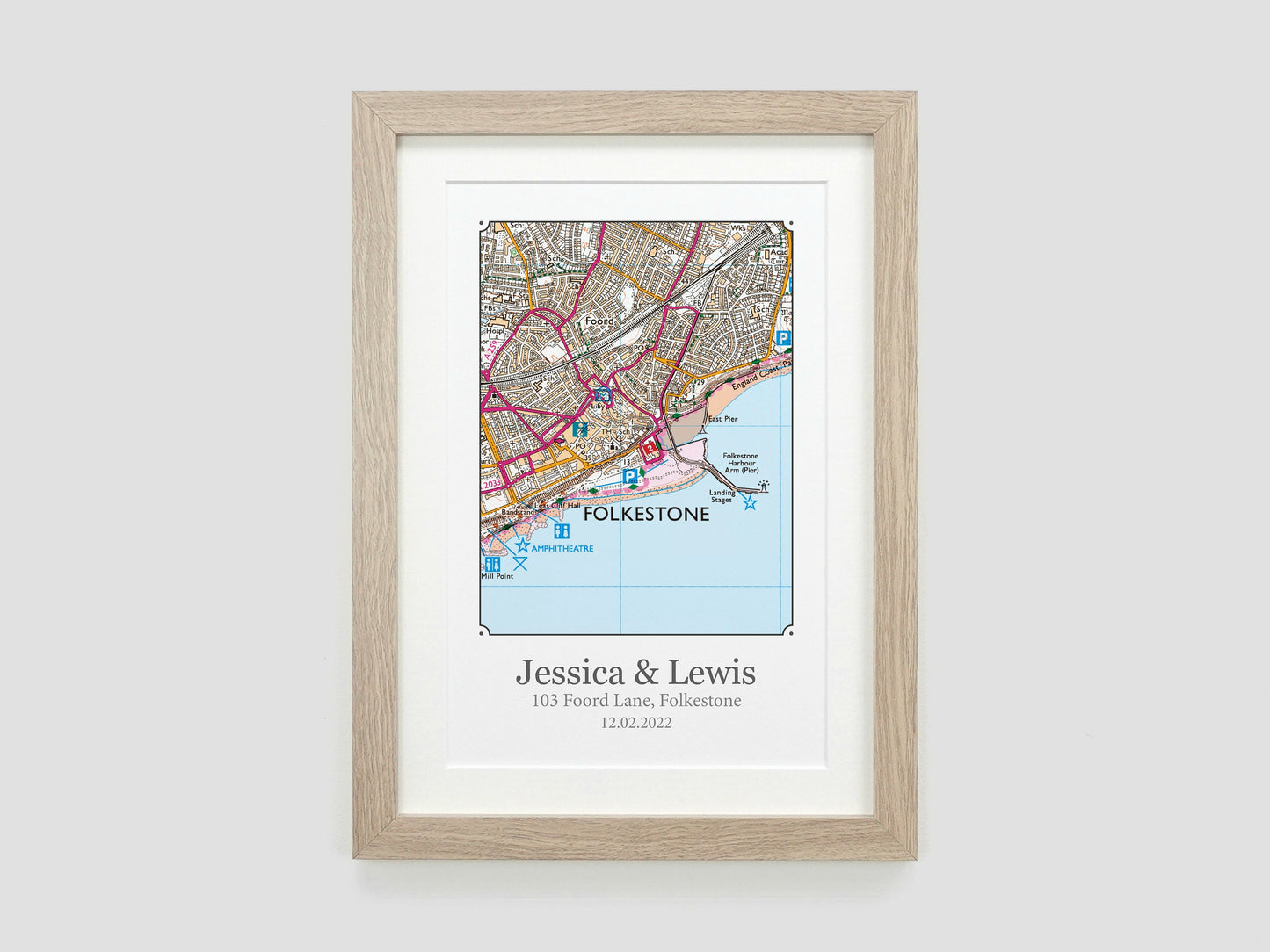 Special Place Map Print