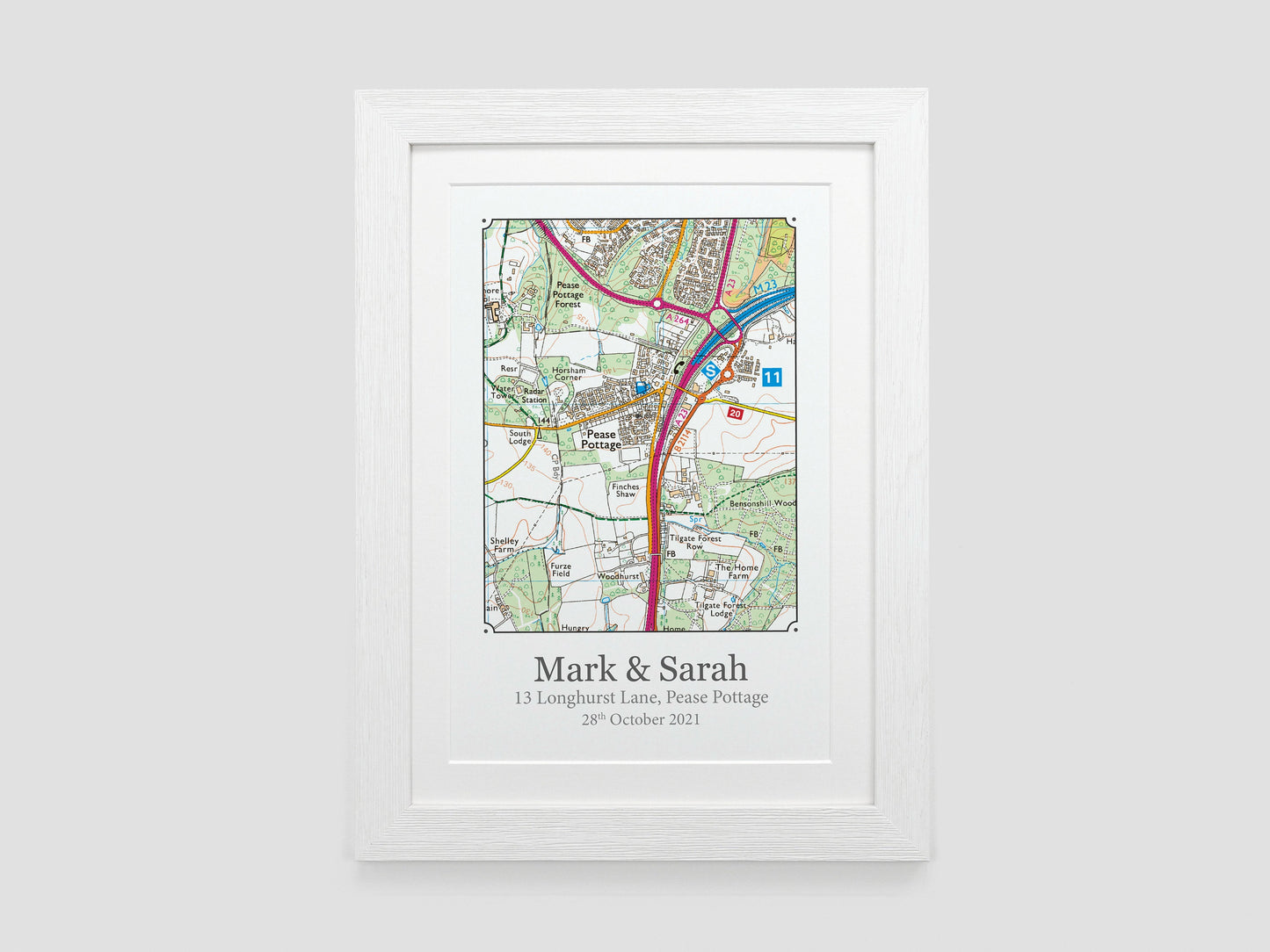 Special Place Map Print
