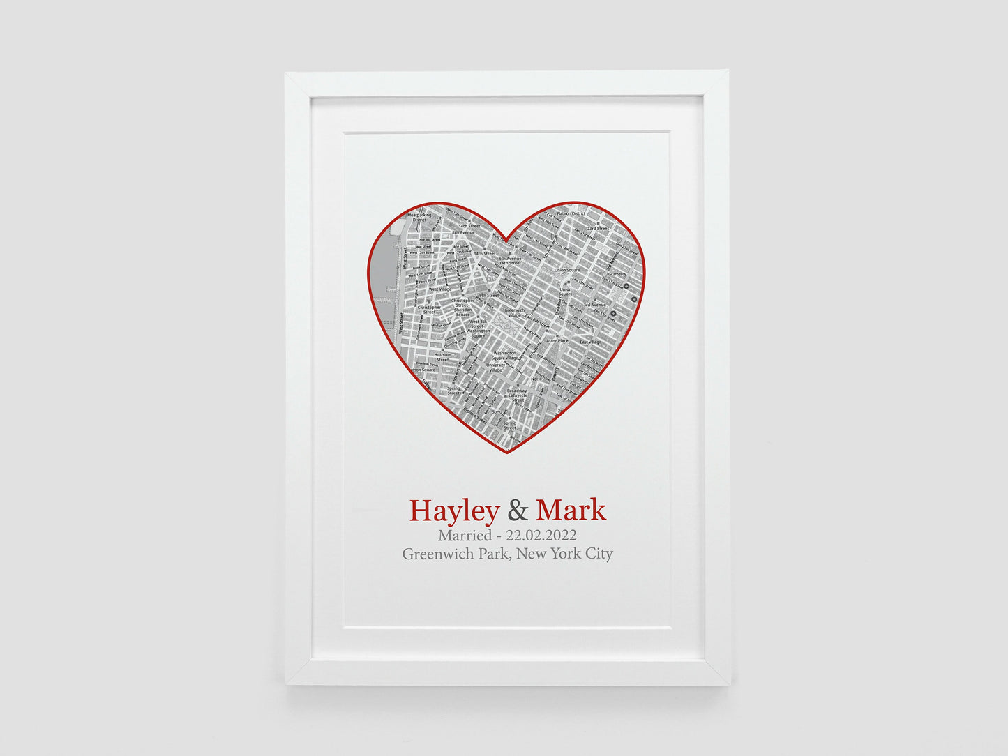 Personalised Map Print