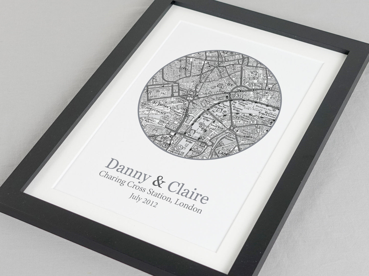Special Location Map Print **ANY LOCATION** VA120