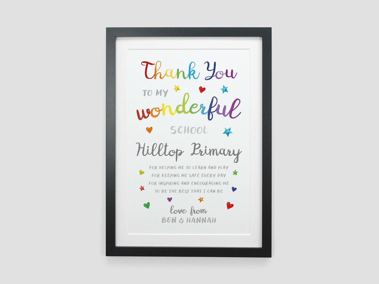 Thank you teacher gift