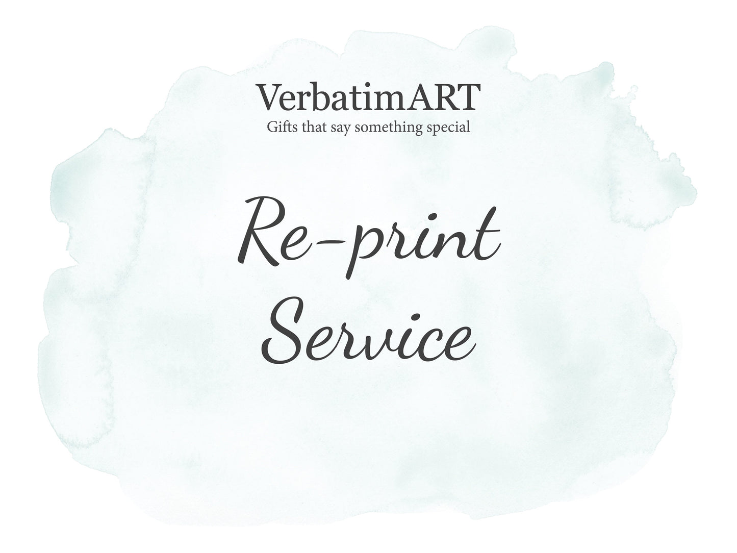 VerbatimART - Re-print