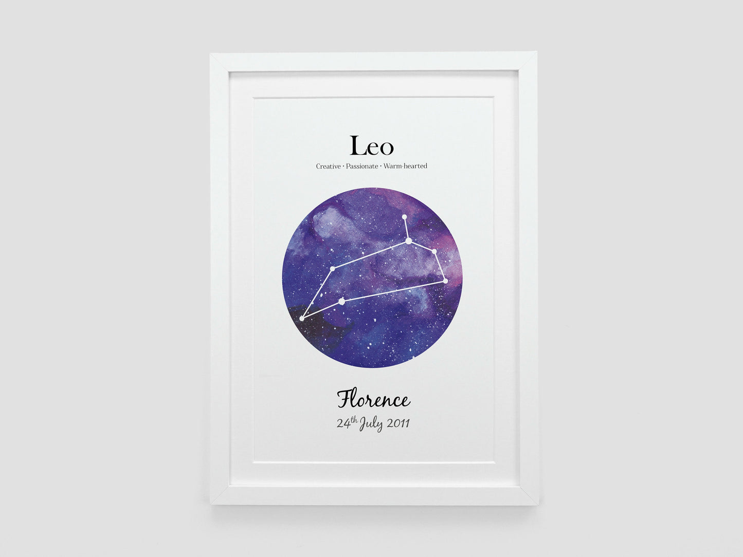 Personalised Zodiac Constellation Gift