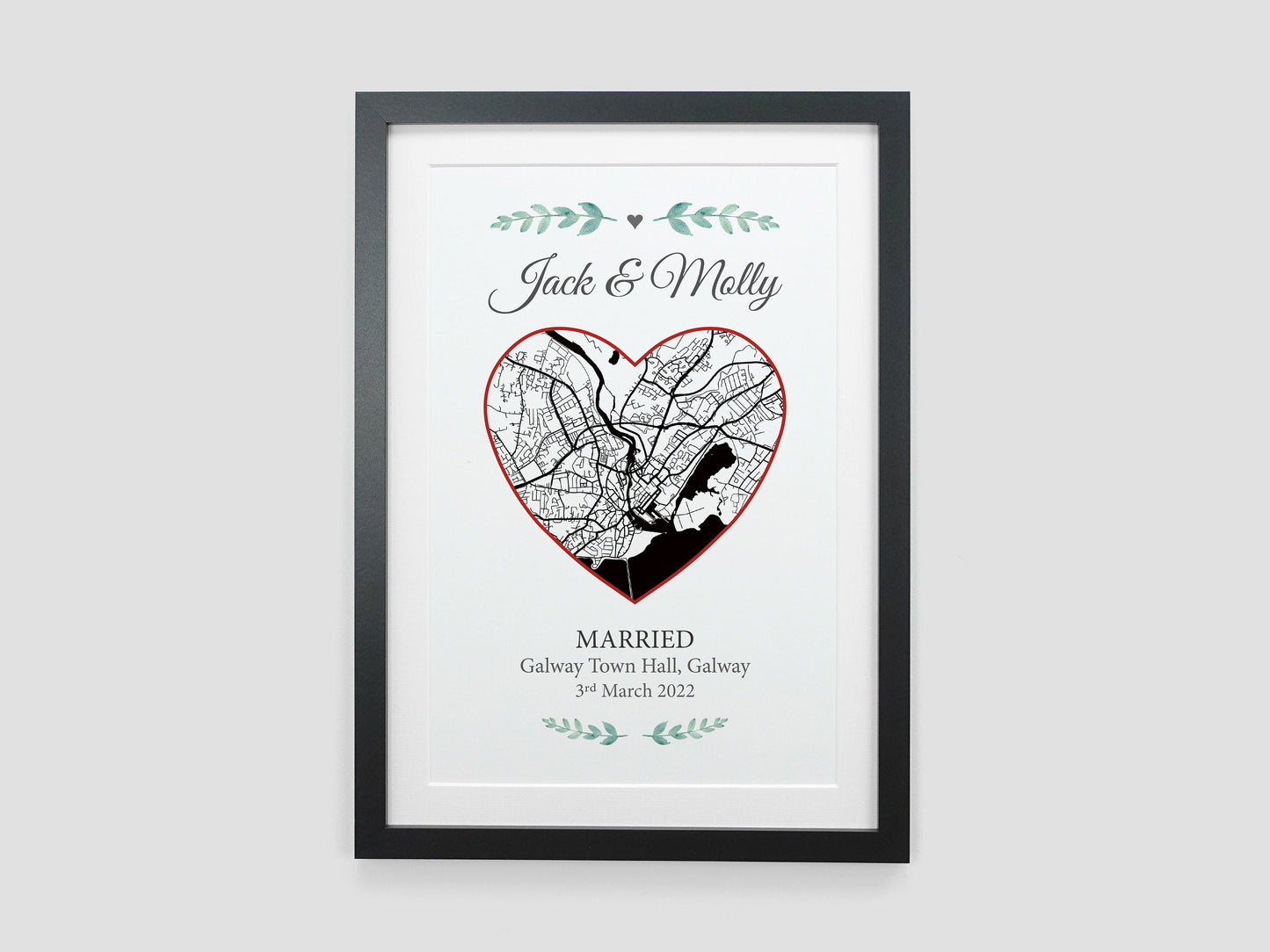 Special Location Map Gift