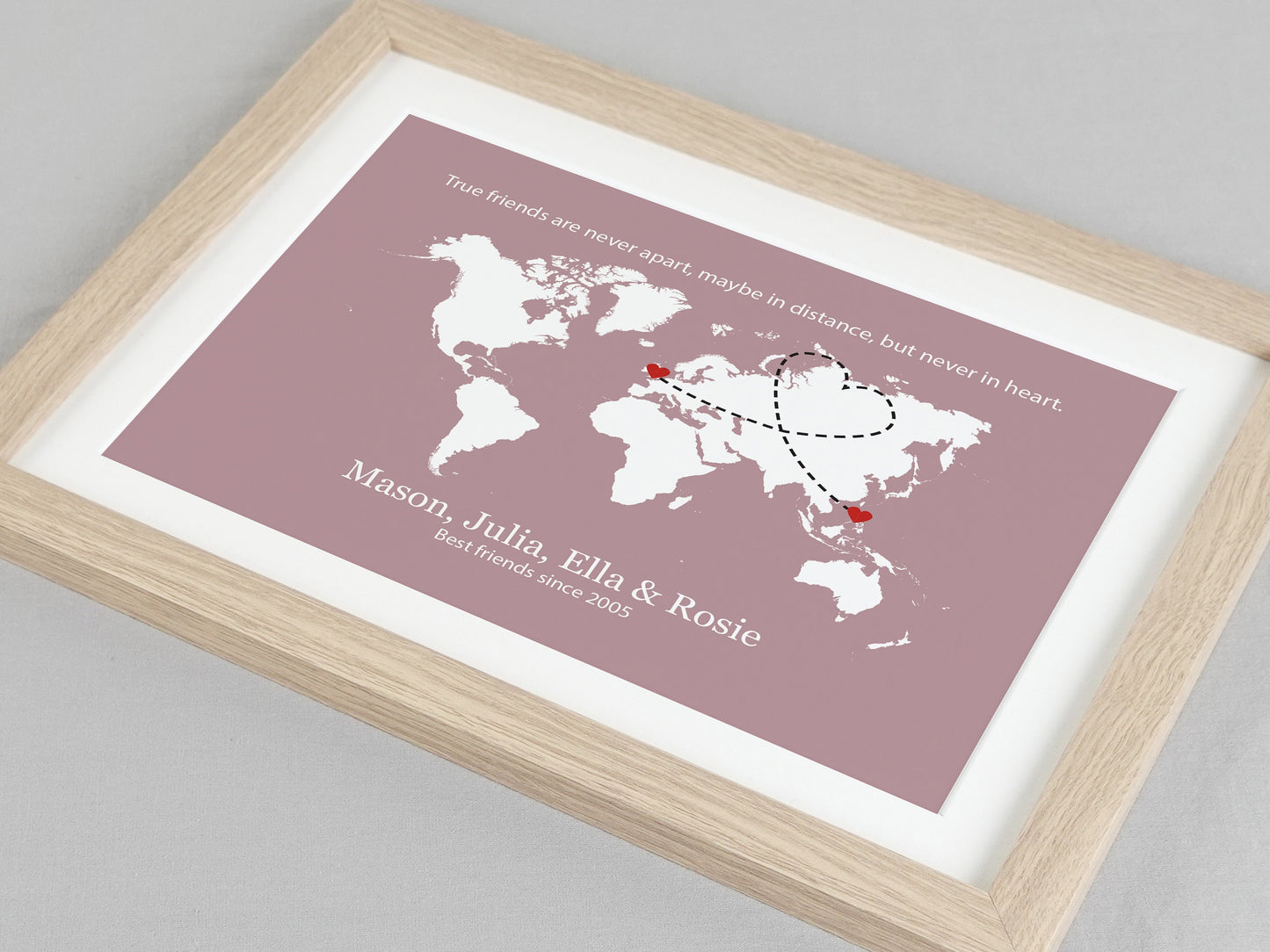 Personalised Friend Leaving Present