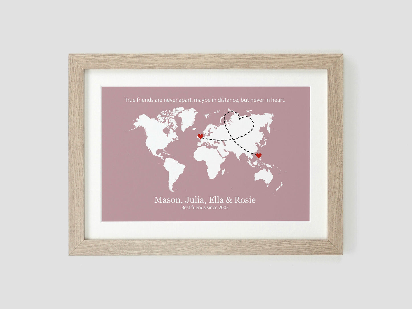 Personalised Friend Leaving Present