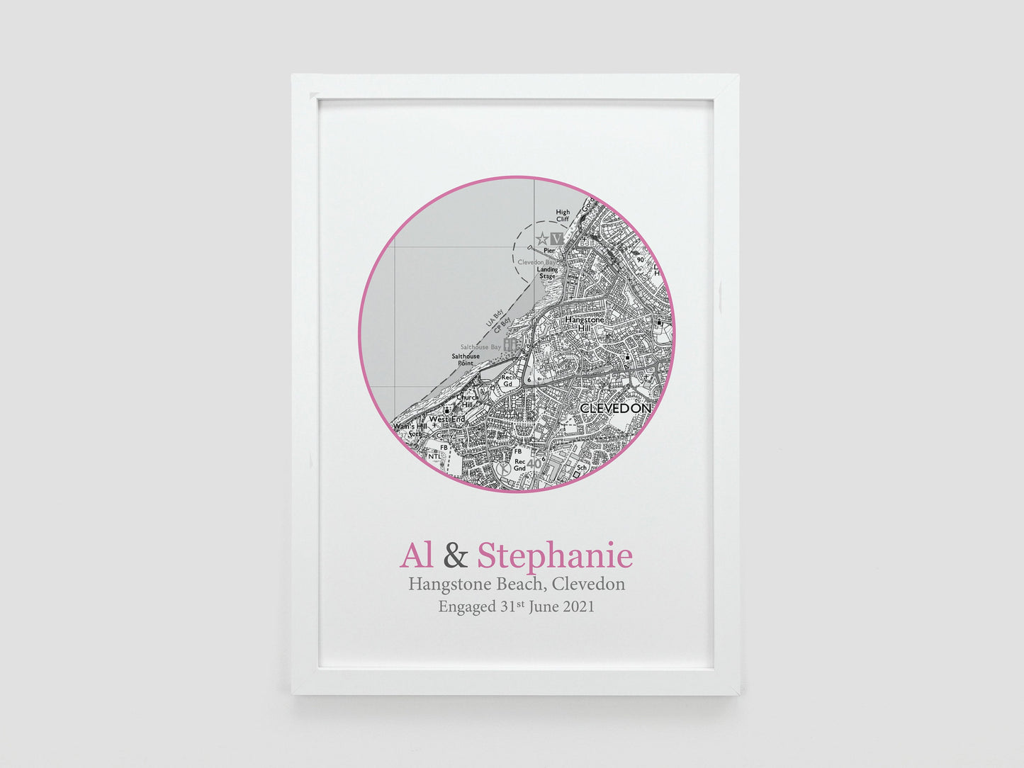 Special Location Map Print **ANY LOCATION** VA120
