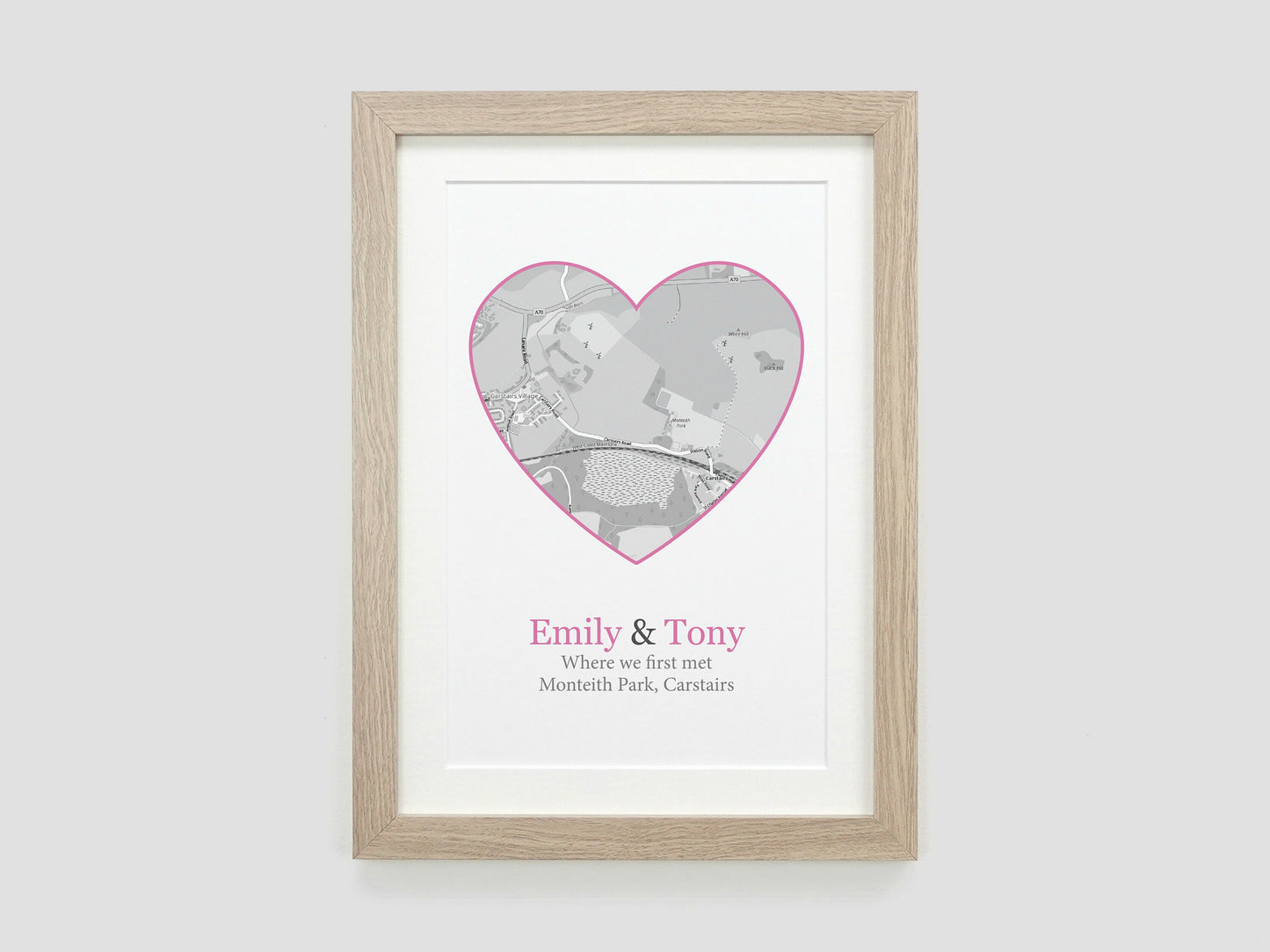 Personalised Map Print