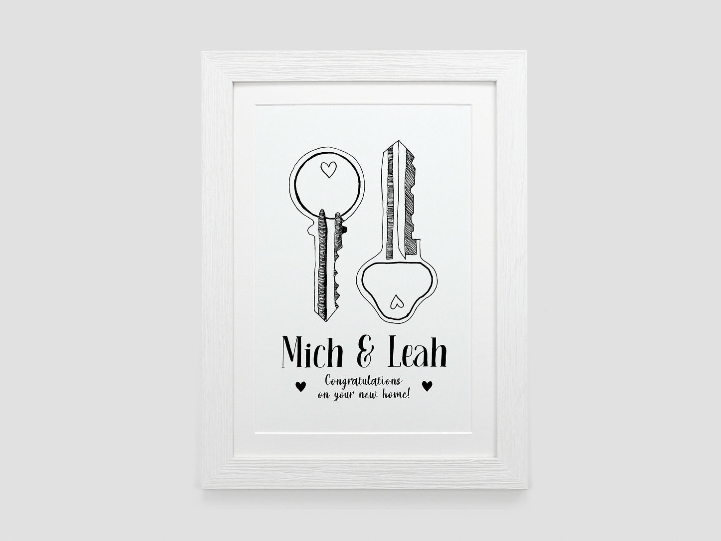 Keys to New Home Print