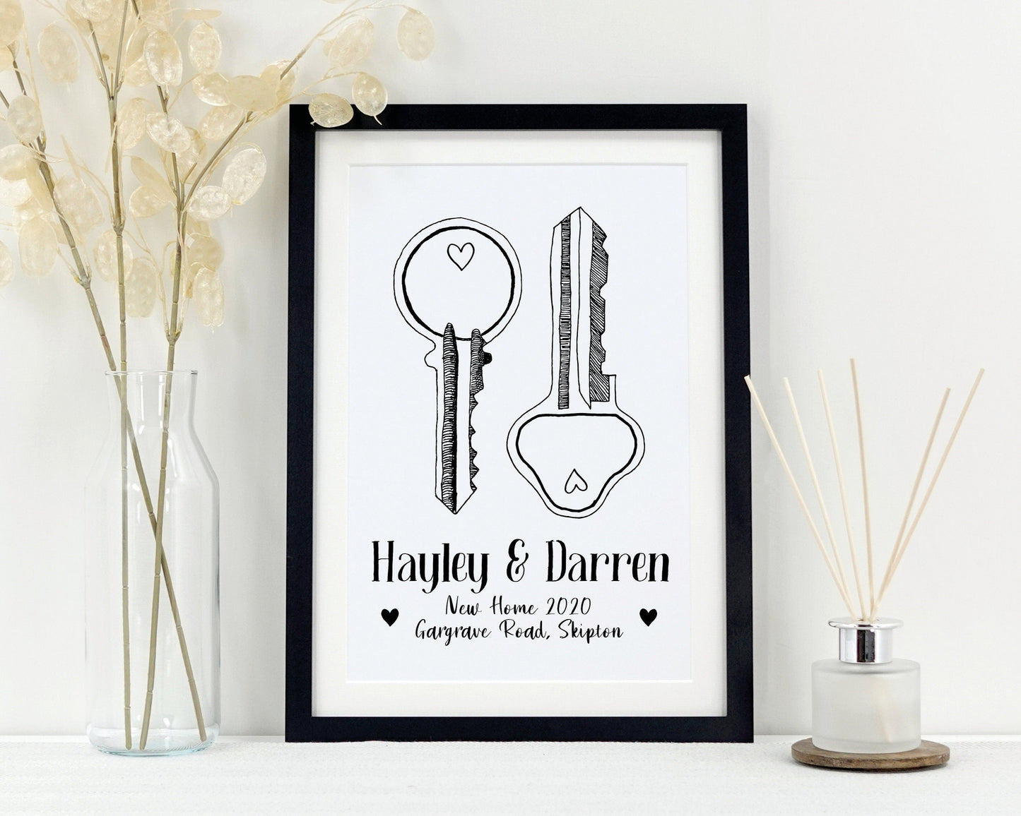 Keys to New Home Print