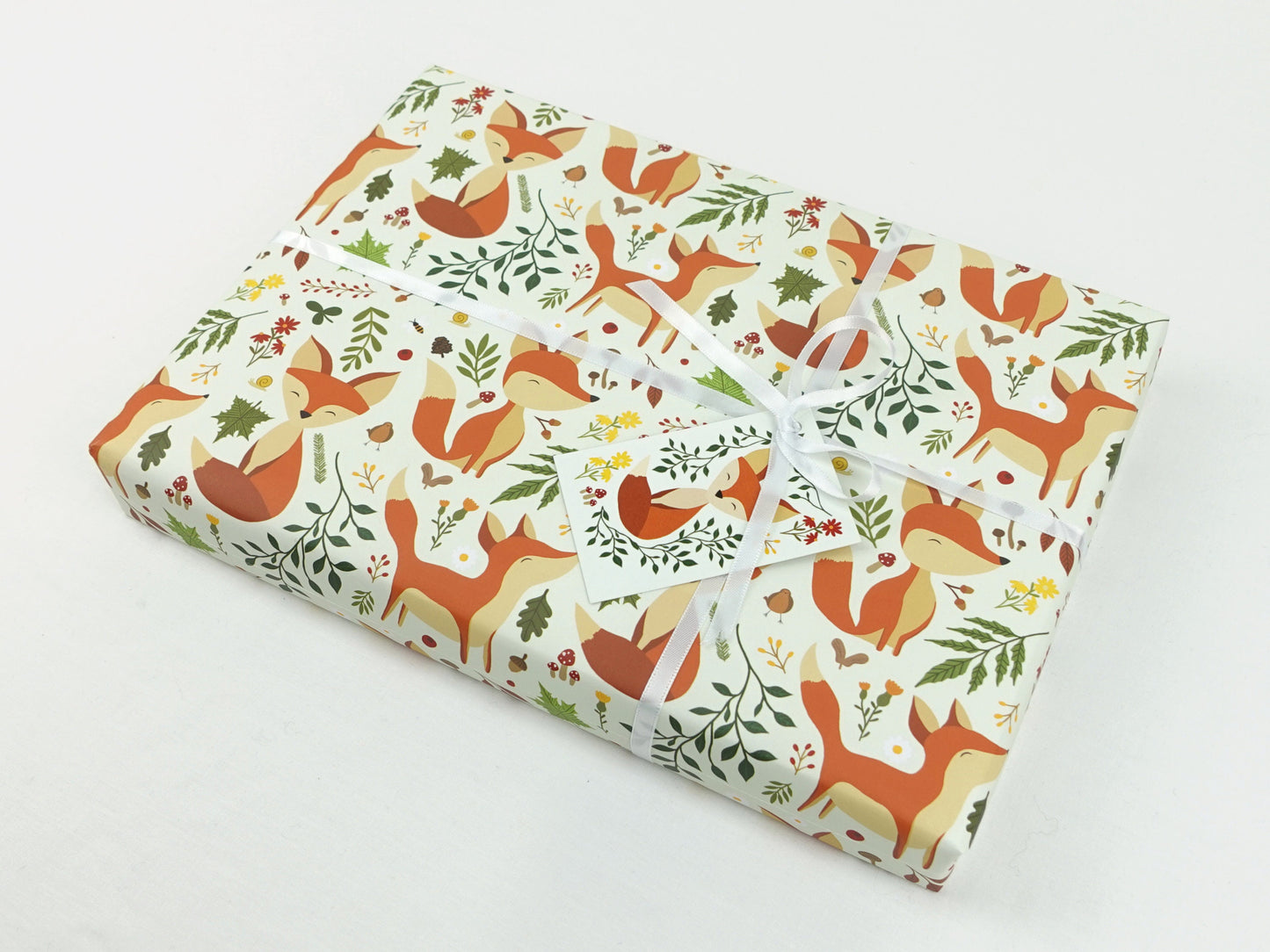 Fox wrapping paper