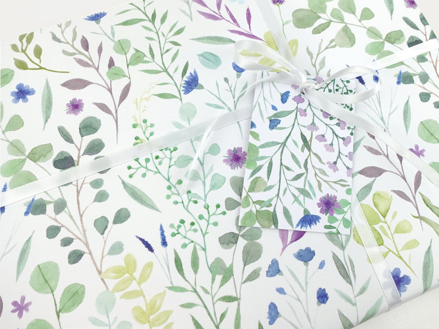 Wedding / Anniversary floral wrapping paper
