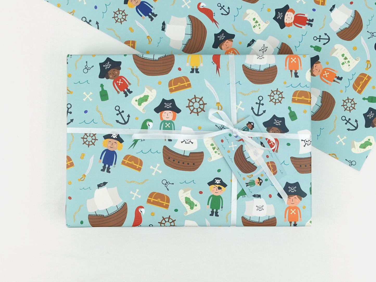 Pirate wrapping paper