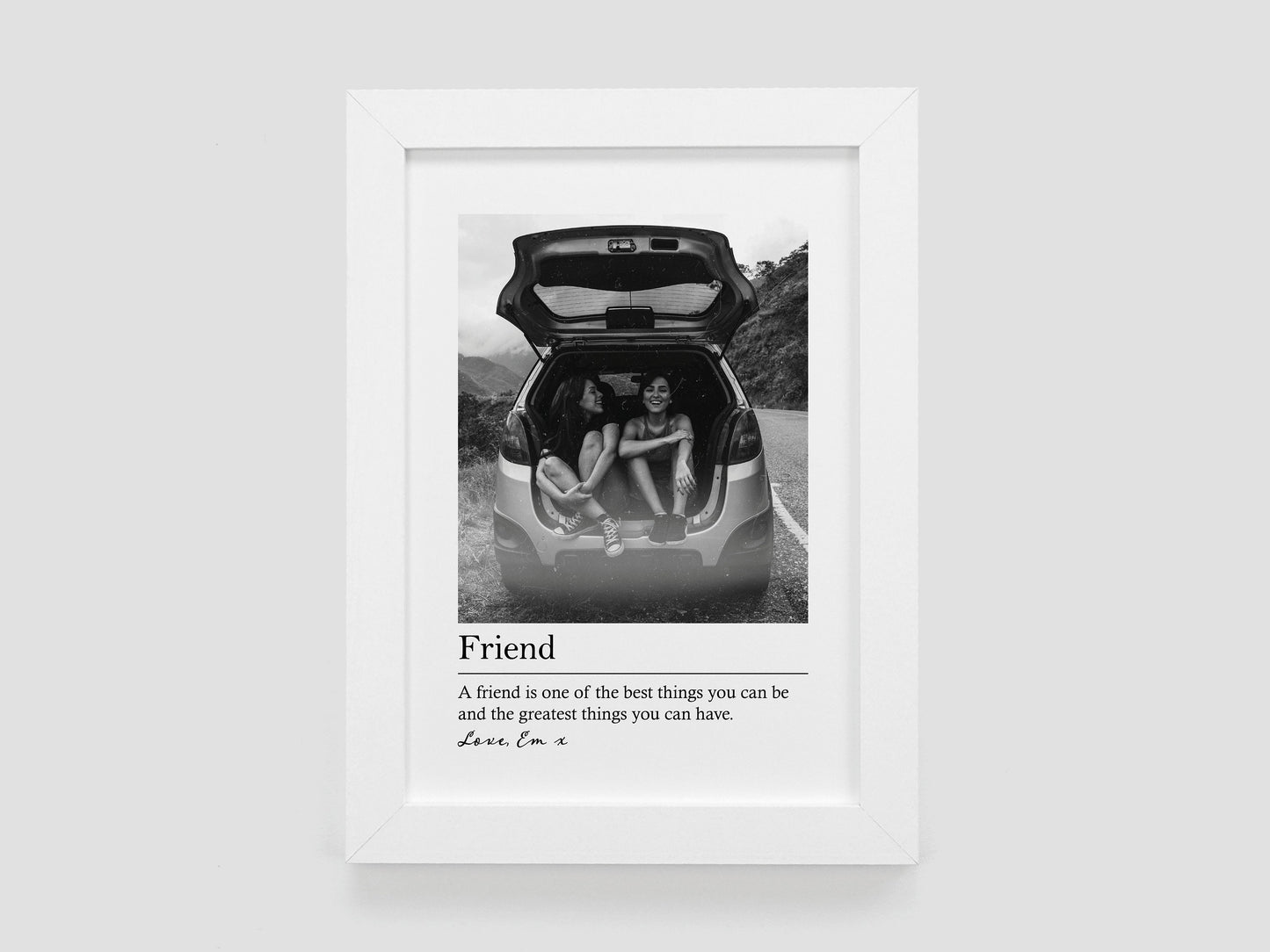 Photo gift for best friend