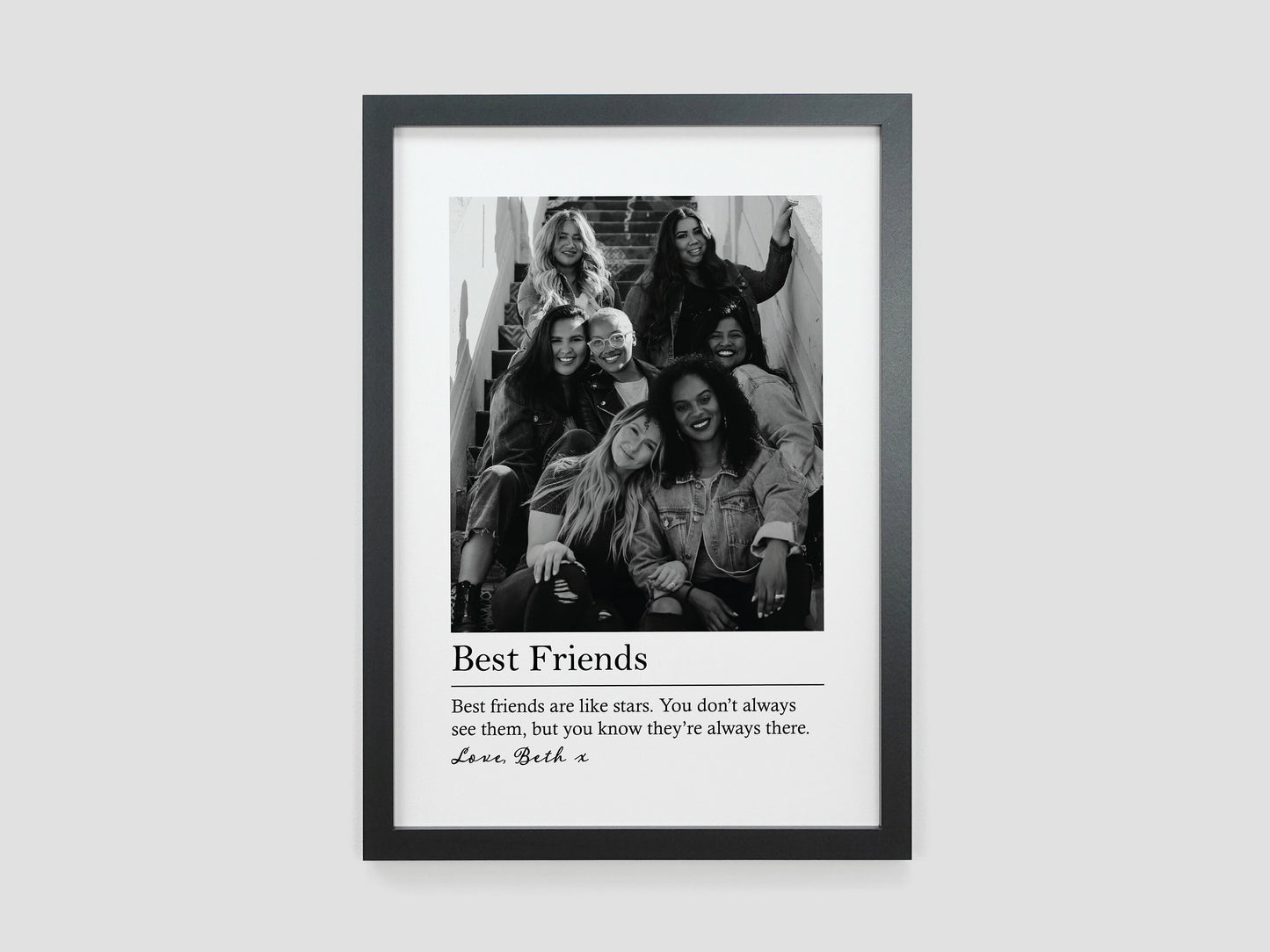Photo gift for best friend