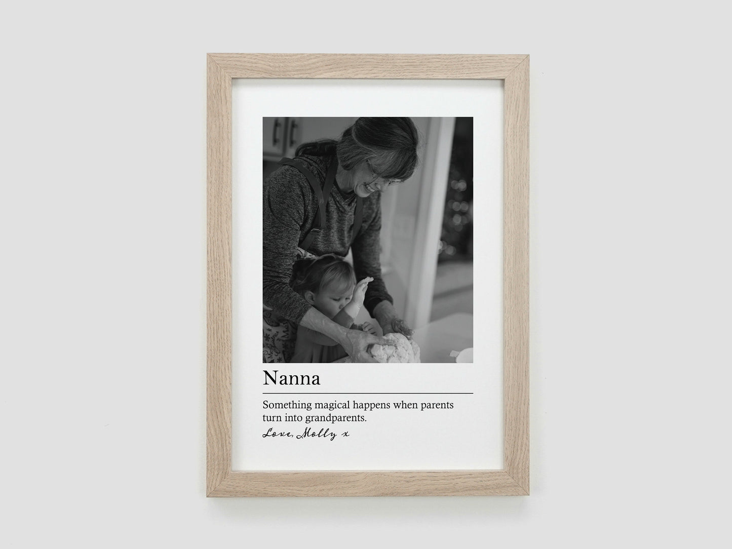 Photo gift for grandparent