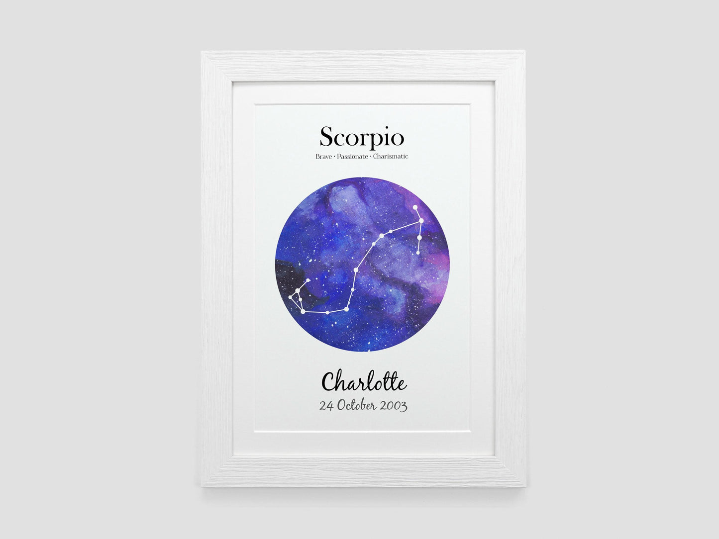 Personalised Zodiac Constellation Gift