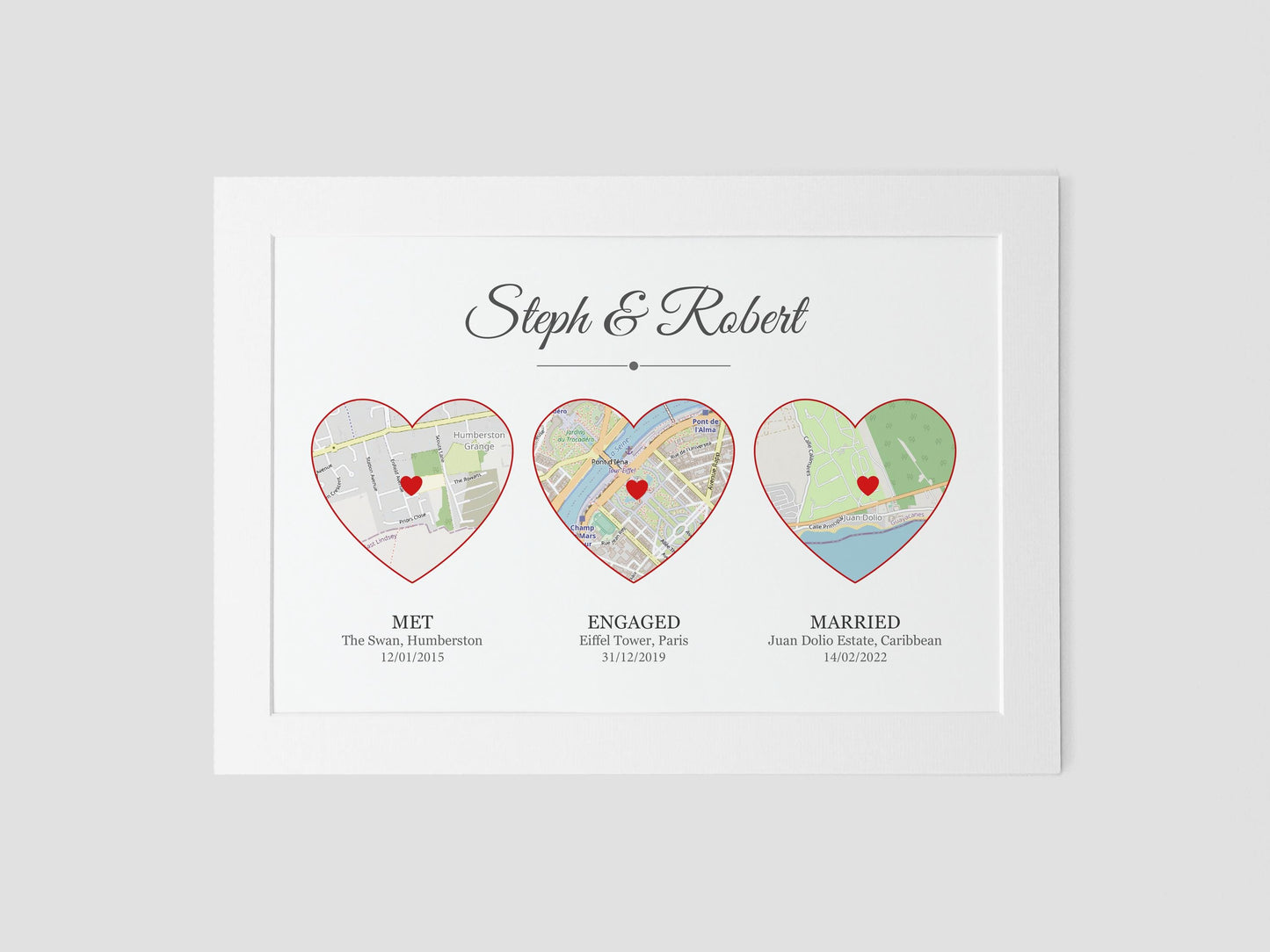 Met Engaged Married Wedding Gift