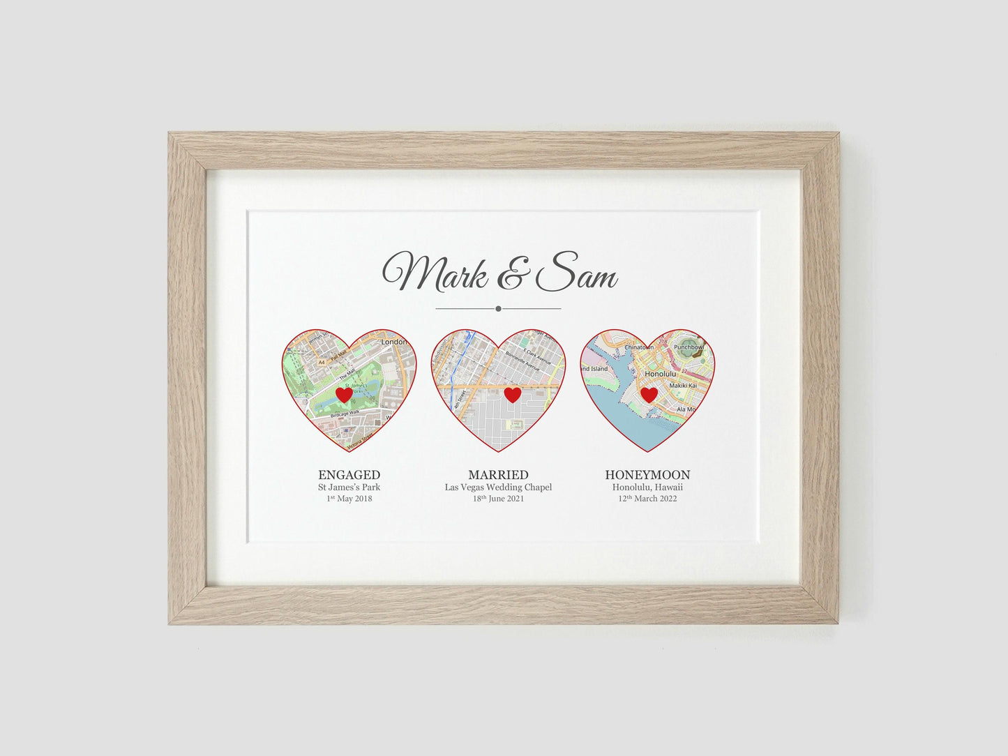 Met Engaged Married Wedding Gift