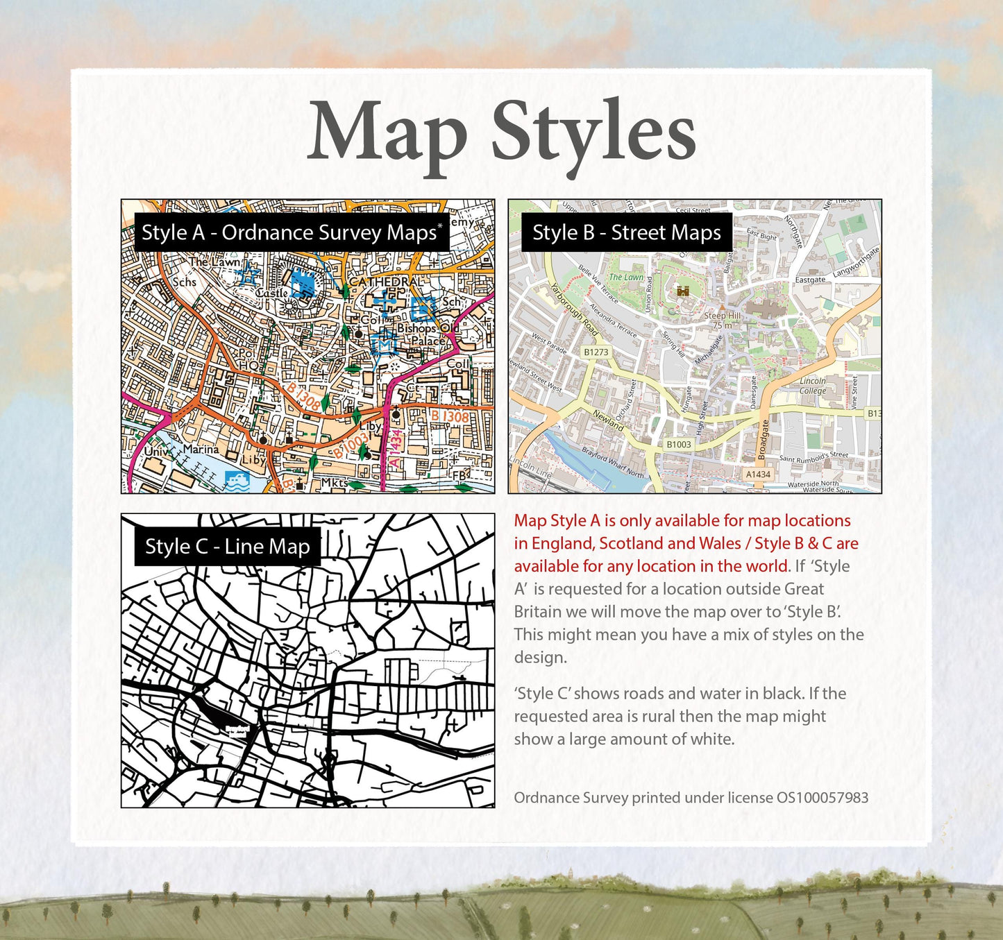 Special Place Map Print