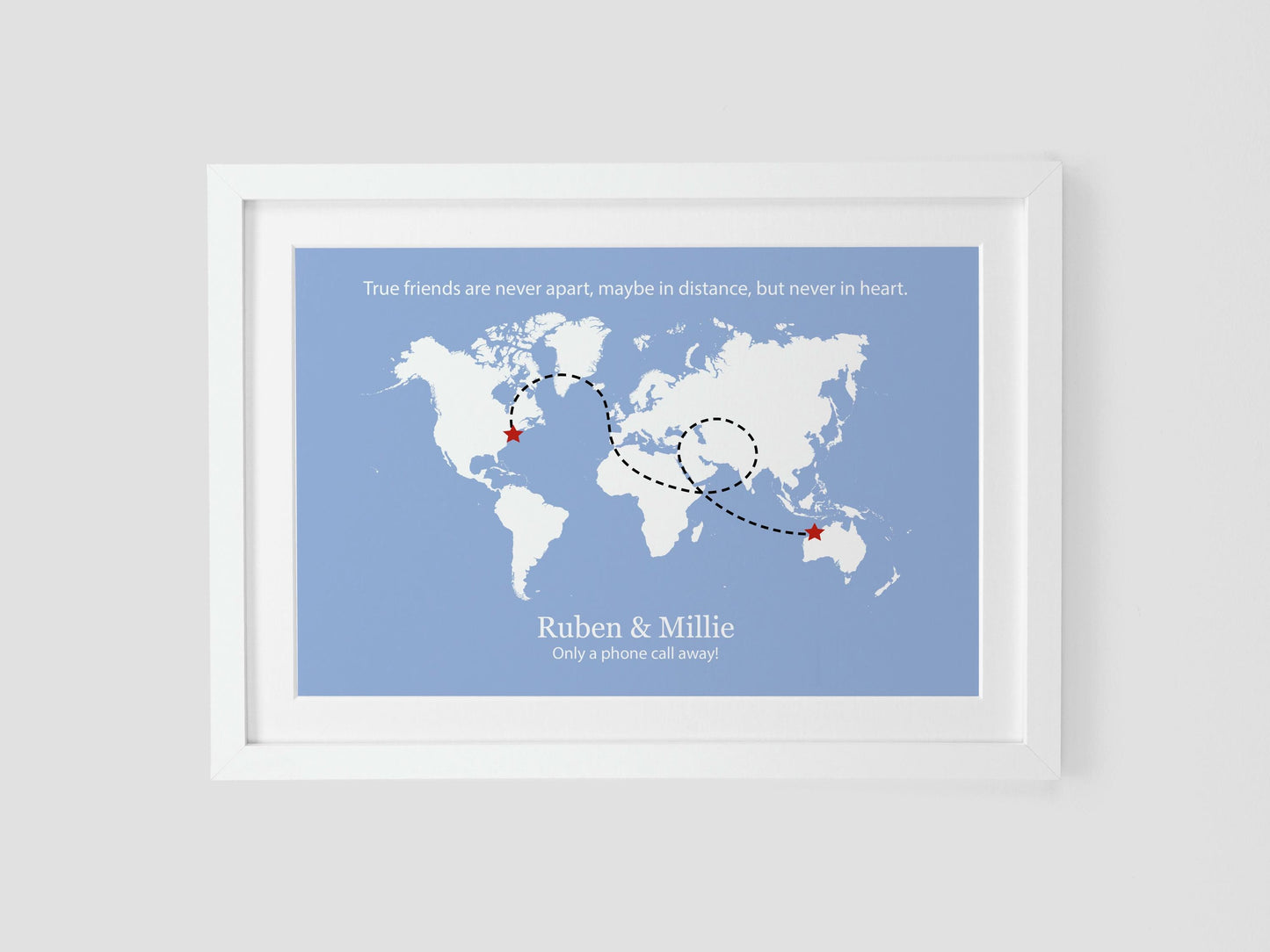 Personalised Friend Leaving Present