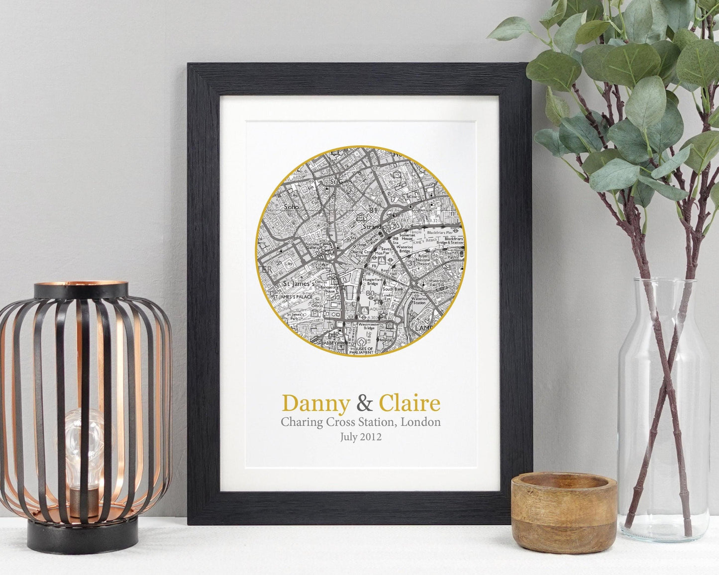 Special Location Map Print **ANY LOCATION** VA120