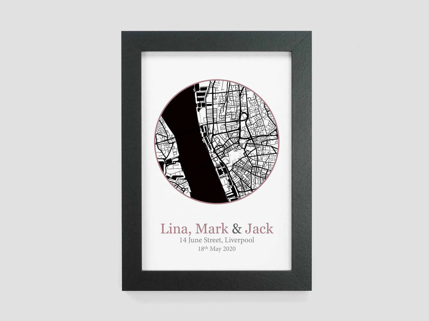 Special Location Map Print **ANY LOCATION** VA120