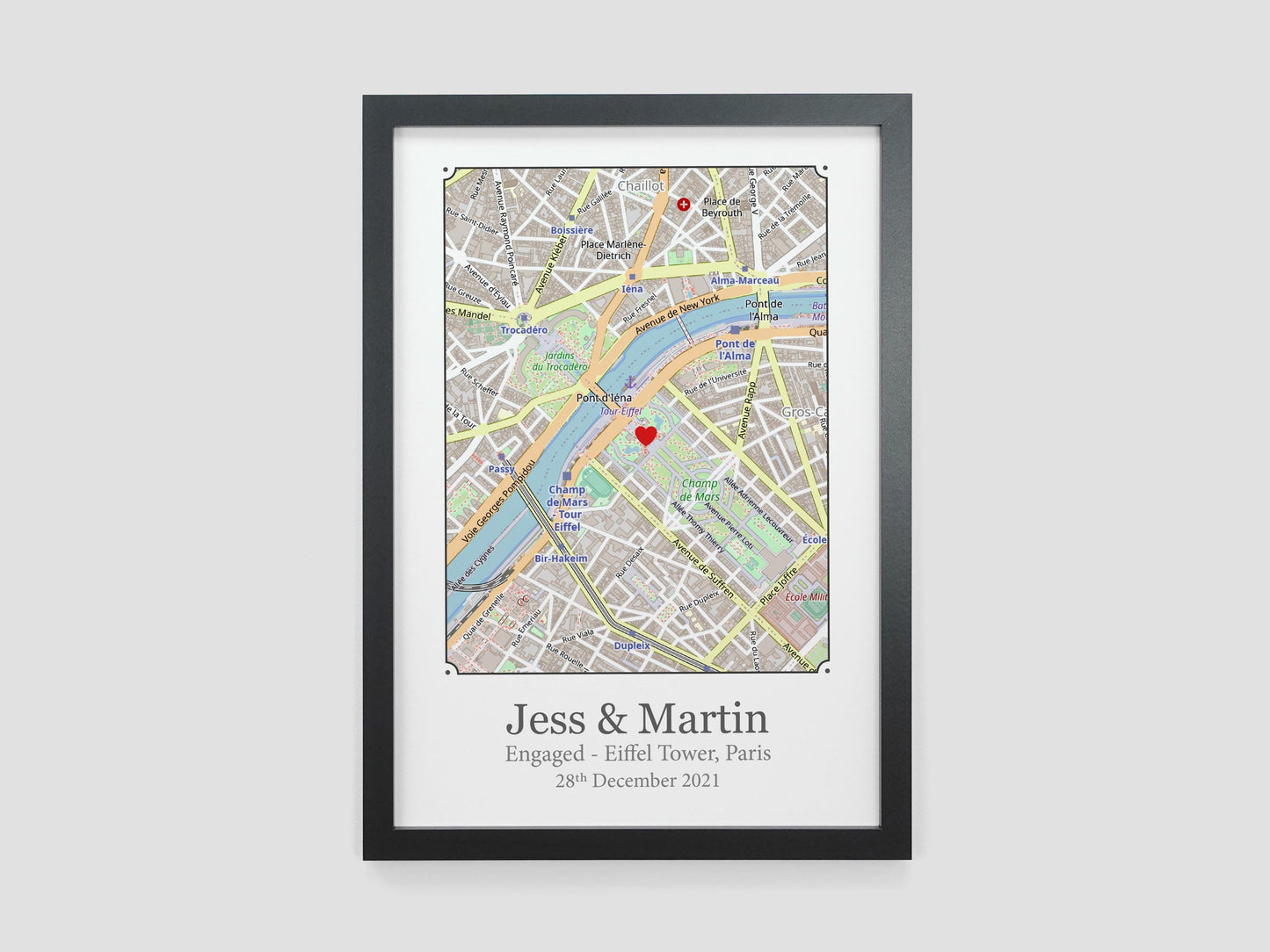 Special Place Map Print
