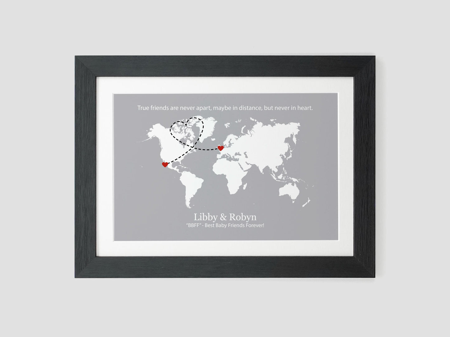Personalised Friend Leaving Present