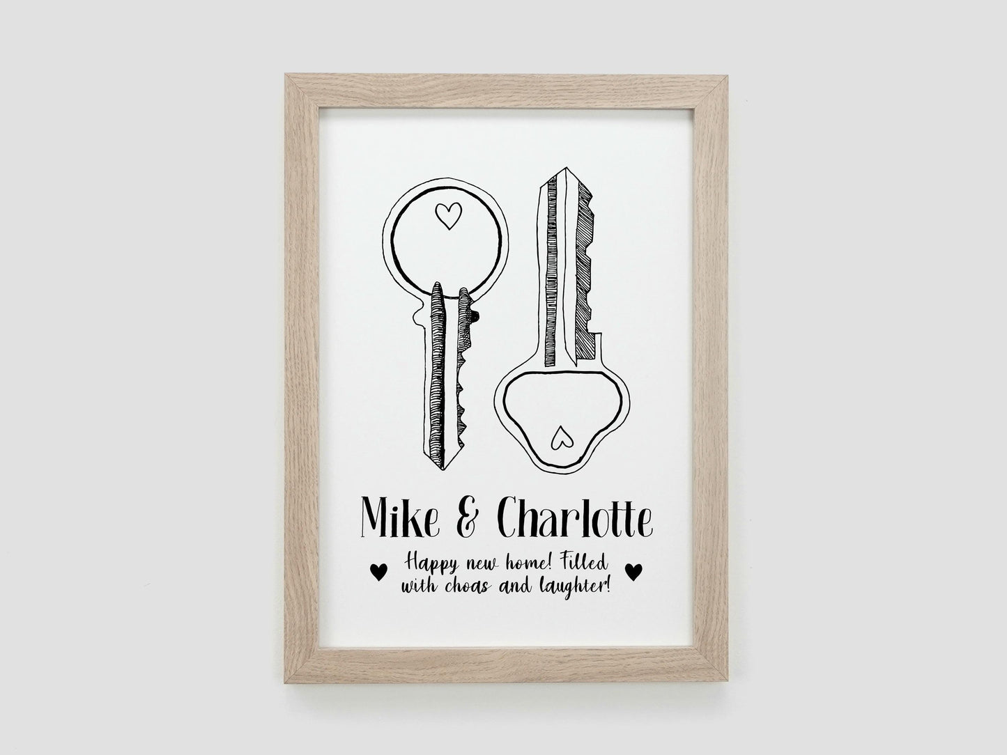 Keys to New Home Print
