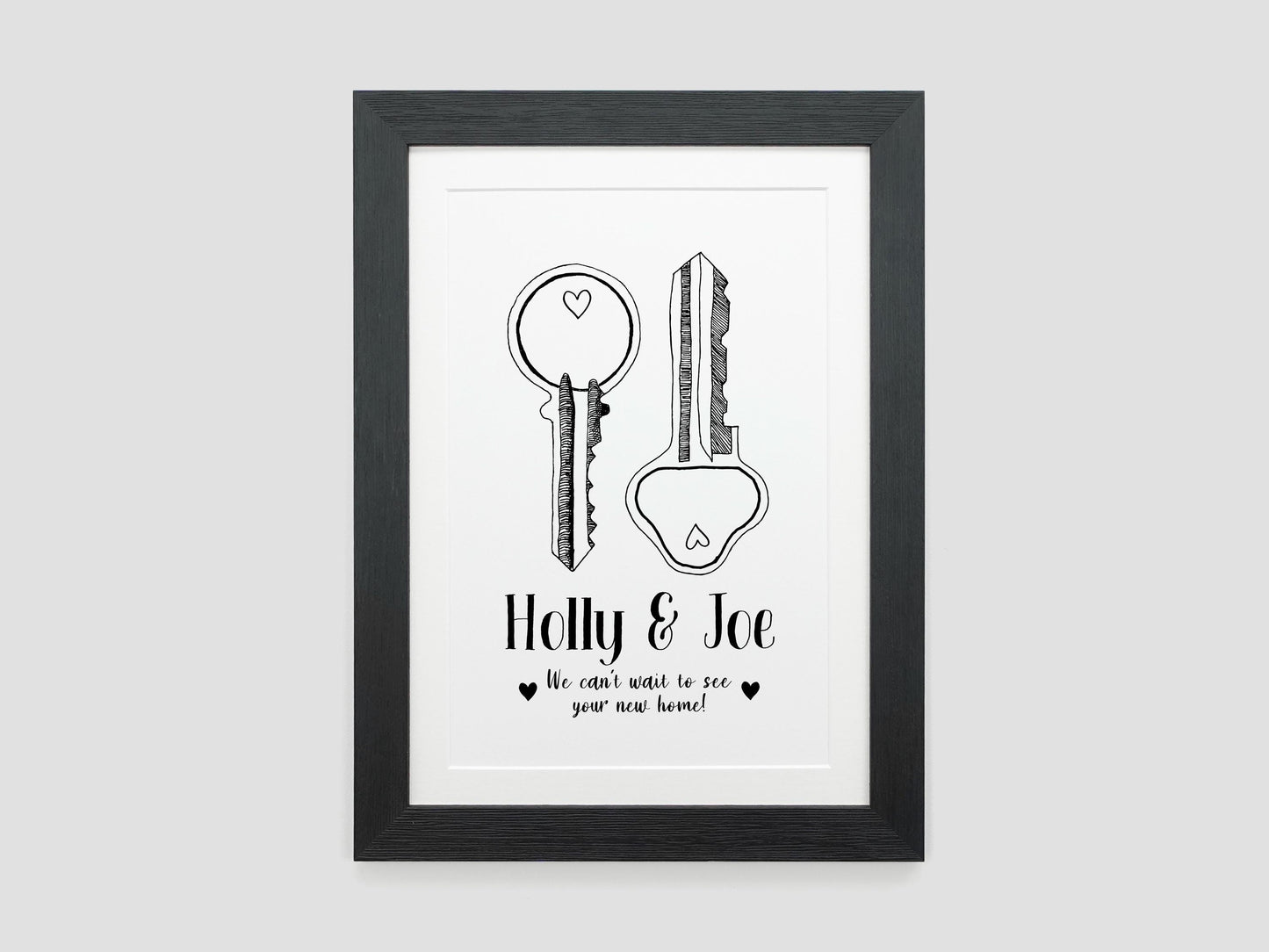 Keys to New Home Print
