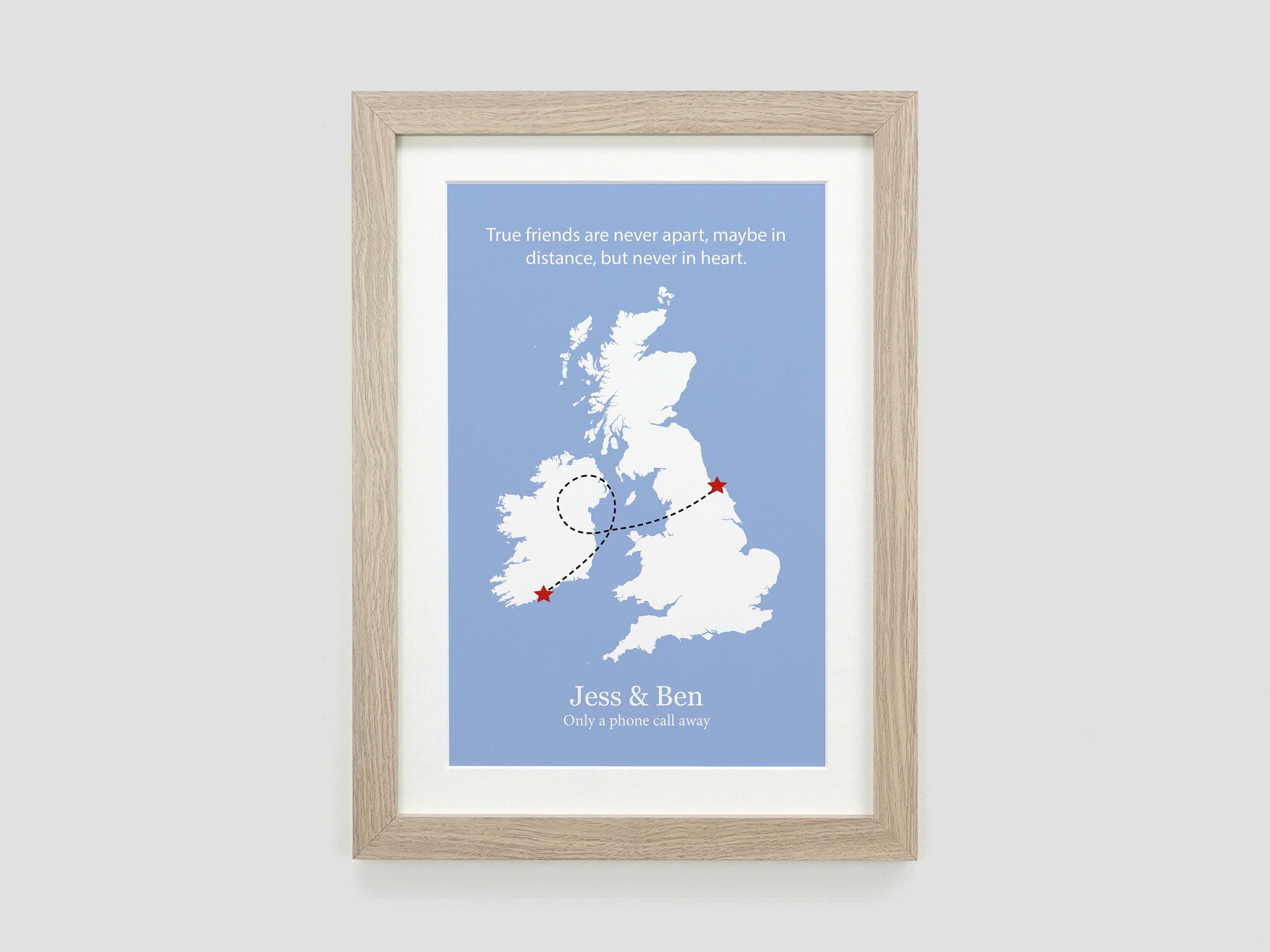 Personalised Friends leaving gift | leaving present | Moving away gift | Moving home present | new home gift **CHOICE OF COLOUR** VA025
