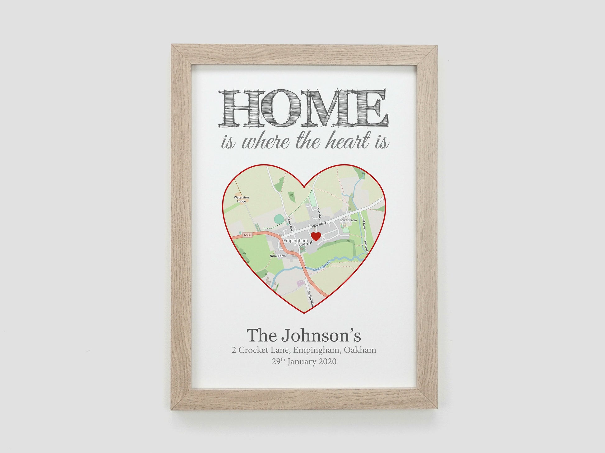 House warming gift | Personalised OS map New home gift *ANY LOCATION* | House moving present | First 1st home gift | Housewarming gift VA056