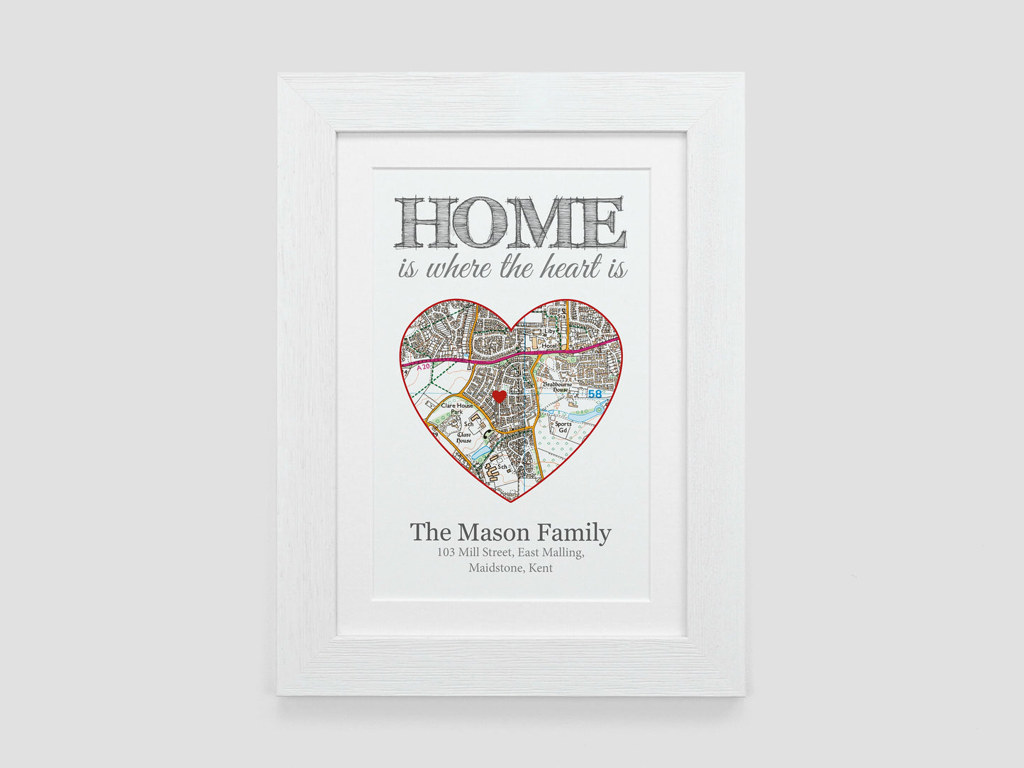 House warming gift | Personalised OS map New home gift *ANY LOCATION* | House moving present | First 1st home gift | Housewarming gift VA056