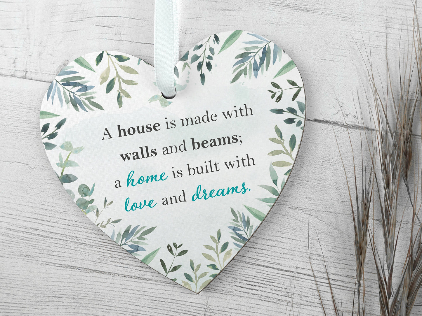Housewarming gift | Handmade wooden heart | New home gift | Moving home present | First home gift | Gift for friend LC059
