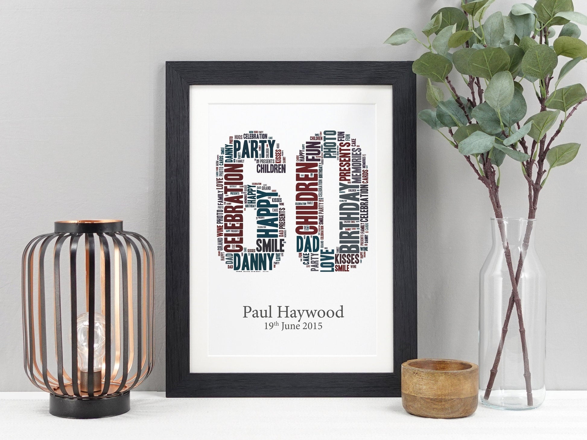 Personalised Word Number