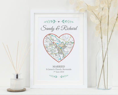Special Location Map Gift