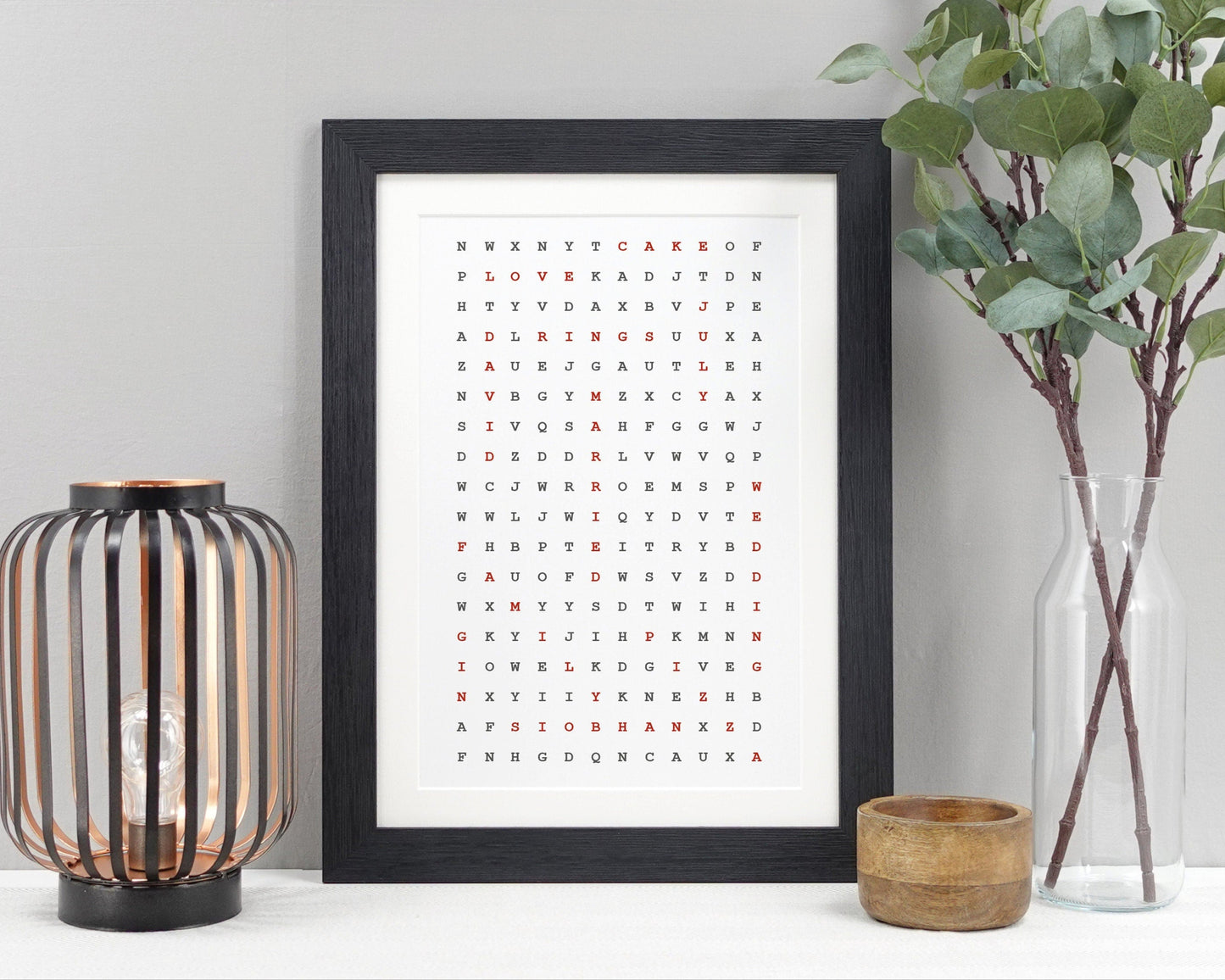 Personalised Word Search Print