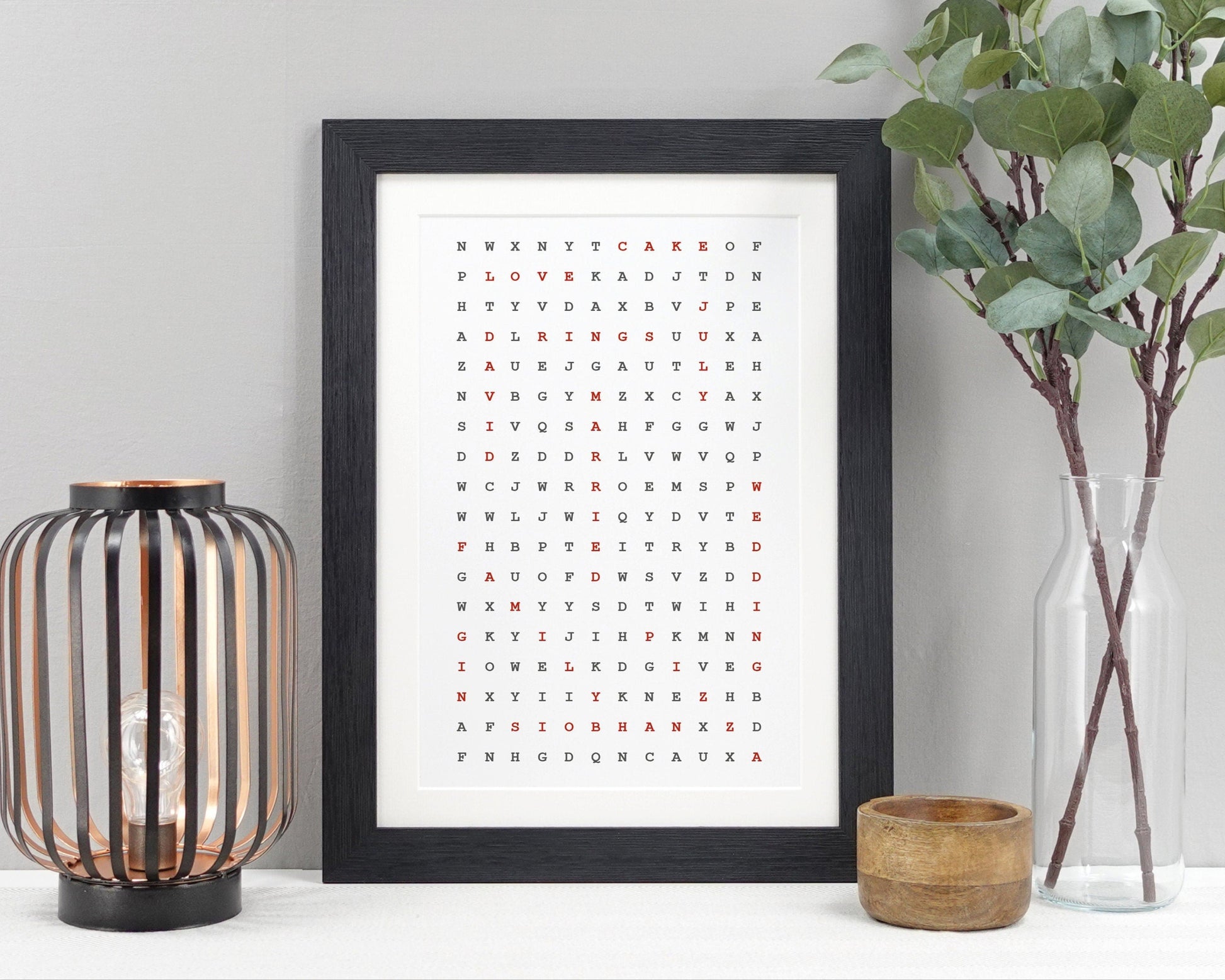 Personalised Word Search Print