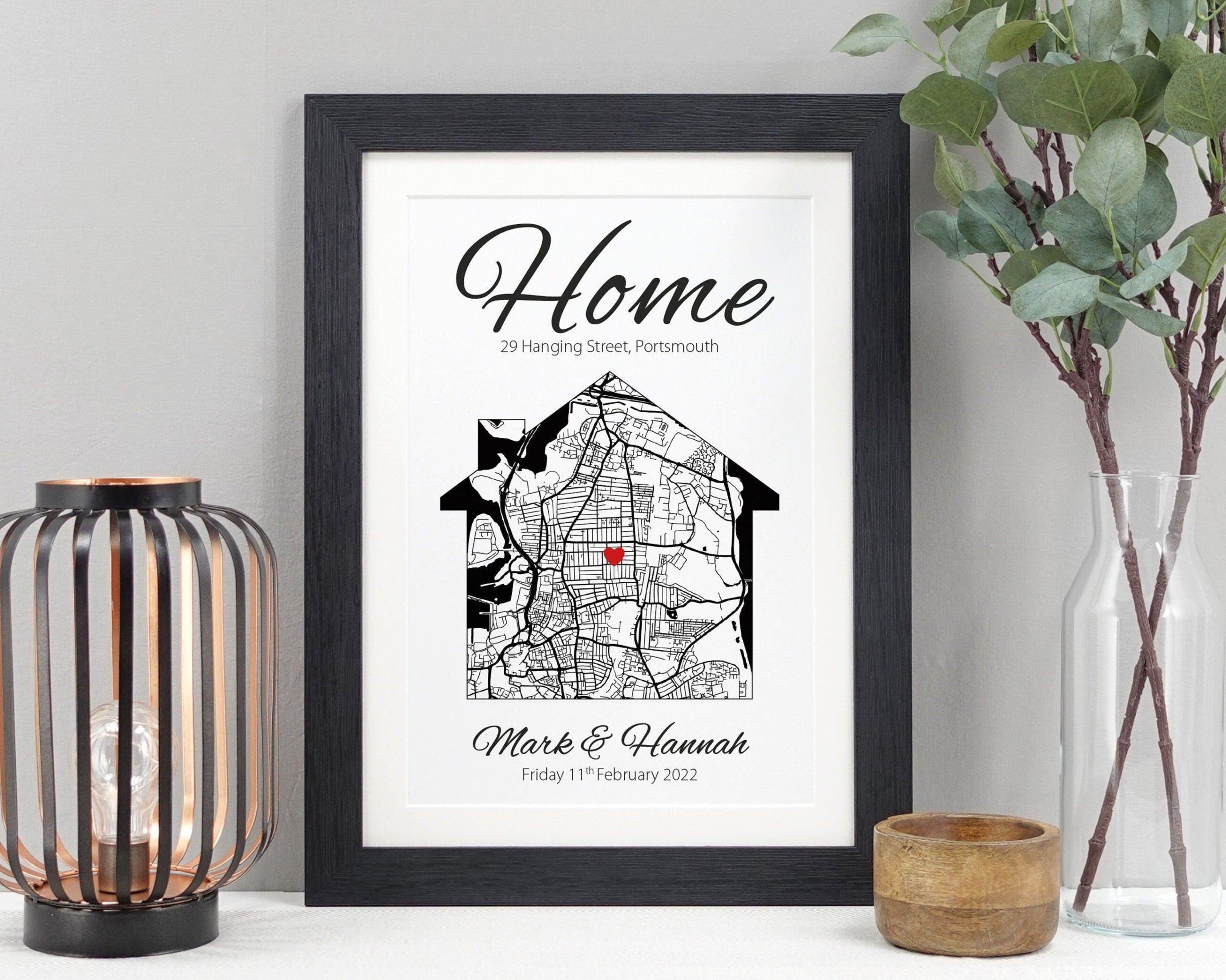 Custom House Map Print – VerbatimART
