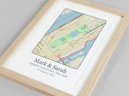 Special Place Map Print