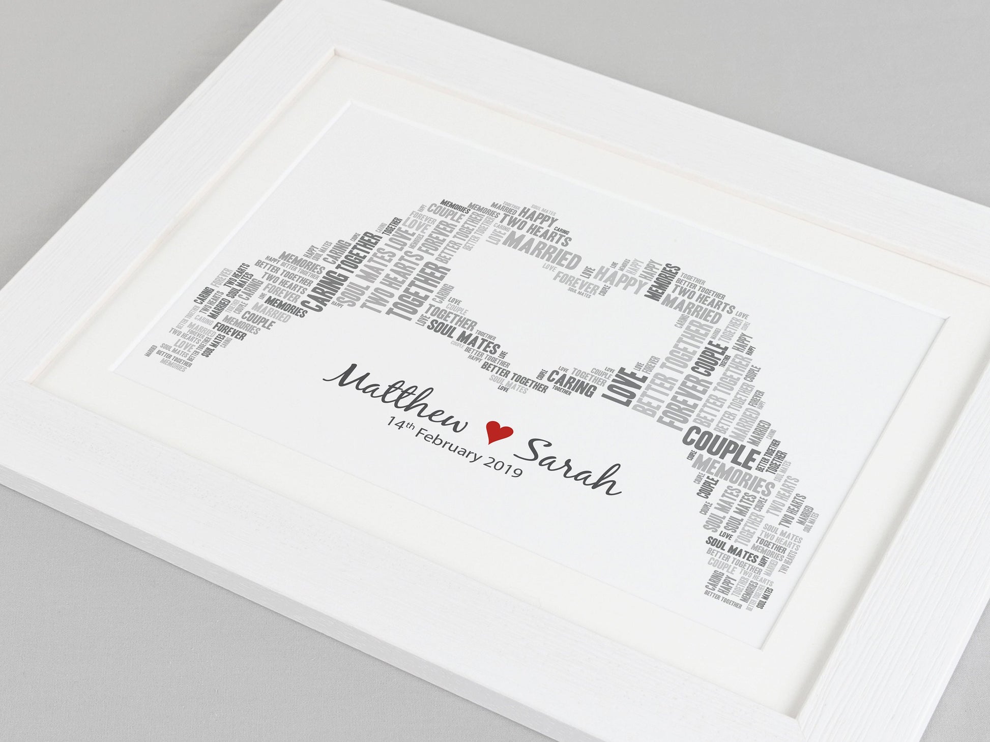 Personalised wedding day gift