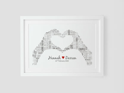 Personalised wedding day gift