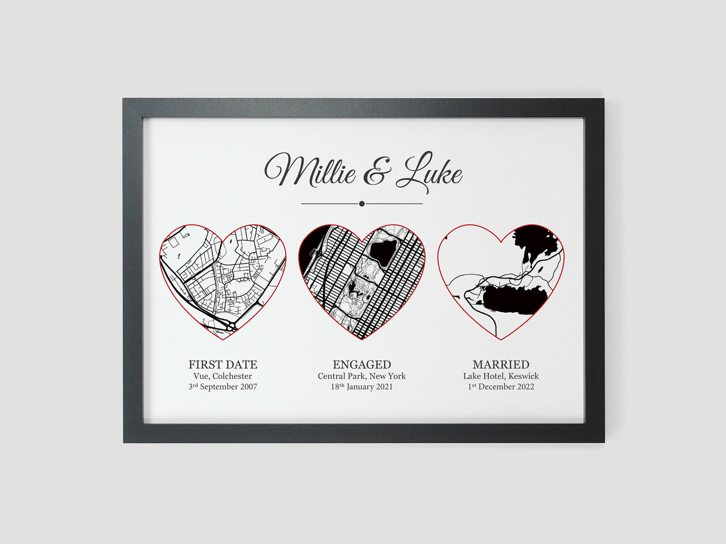 Met Engaged Married Wedding Gift