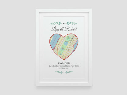 Special Location Map Gift