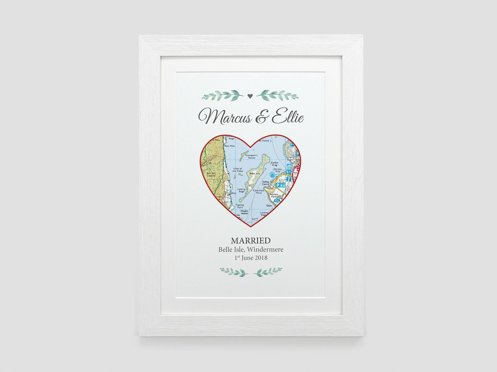 Special Location Map Gift